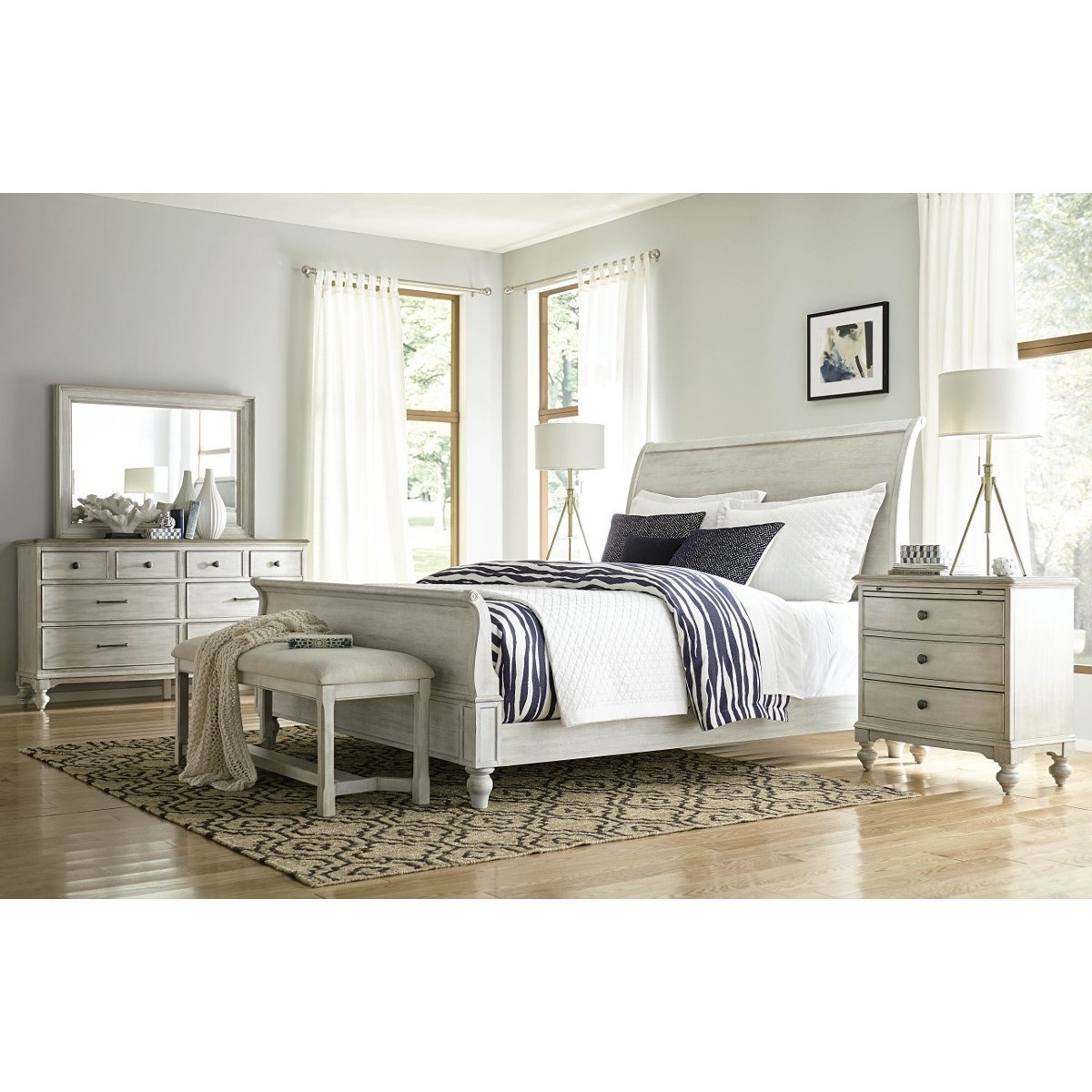 American Drew Litchfield King Bedroom Group Wayside Furniture